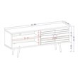 Manhattan Comfort Liberty Wood TV Stand for TVs up to 60