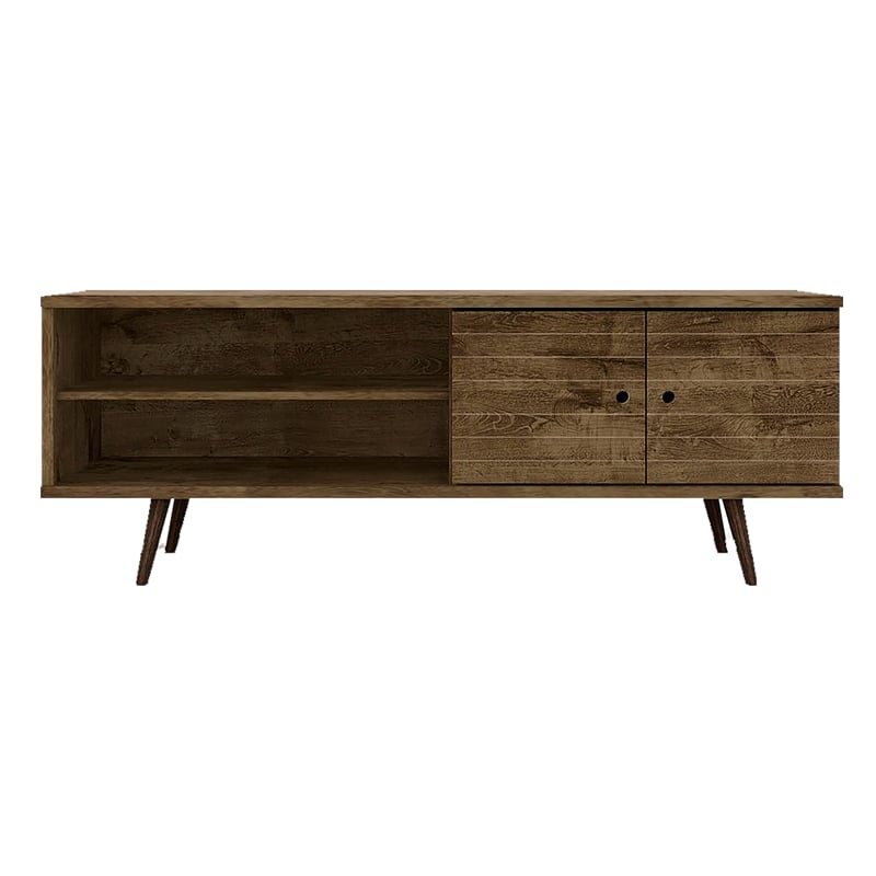 Manhattan Comfort Liberty Solid Wood TV Stand for TVs up to 60