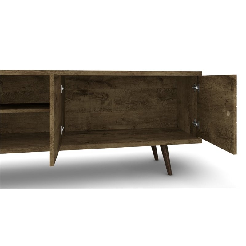 Manhattan Comfort Liberty Solid Wood TV Stand for TVs up to 60