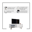 Manhattan Comfort Liberty Wood TV Stand for TVs up to 60