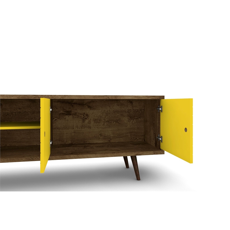 Manhattan Comfort Liberty Solid Wood TV Stand for TVs up to 60