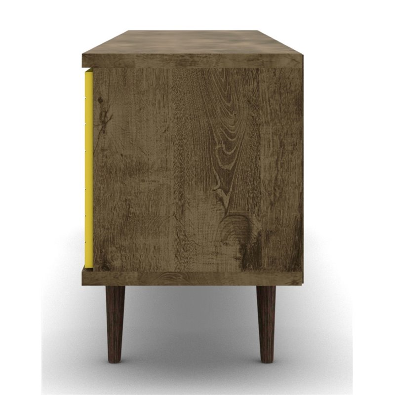 Manhattan Comfort Liberty Solid Wood TV Stand for TVs up to 60