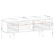 Manhattan Comfort Liberty Wood TV Stand for TVs up to 65