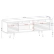 Manhattan Comfort Liberty Wood TV Stand for TVs up to 65