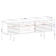 Manhattan Comfort Liberty Wood TV Stand for TVs up to 65