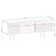 Manhattan Comfort Liberty Solid Wood TV Stand for TVs up to 65