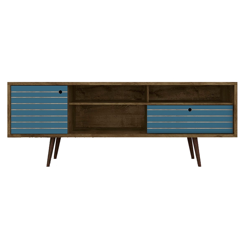 Manhattan Comfort Liberty Solid Wood TV Stand for TVs up to 65