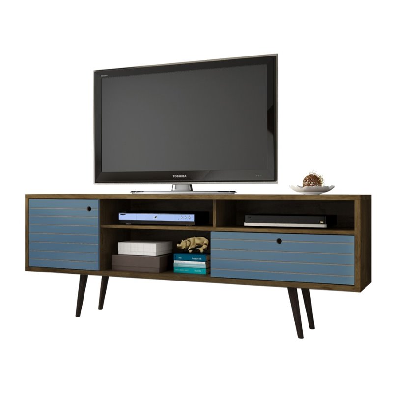 Manhattan Comfort Liberty Solid Wood TV Stand for TVs up to 65