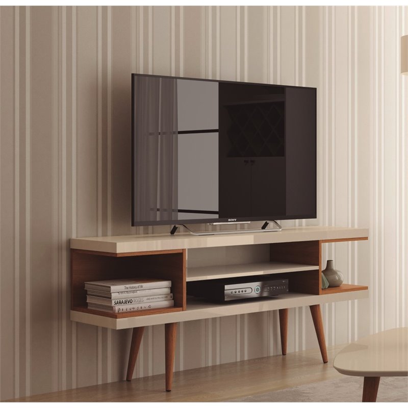 Manhattan Comfort Utopia Wood TV Stand for TVs up to 50