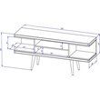 Manhattan Comfort Utopia Wood TV Stand for TVs up to 50
