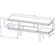 Manhattan Comfort Utopia Wood TV Stand for TVs up to 50