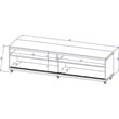 Manhattan Comfort Utopia Wood TV Stand for TVs up to 65