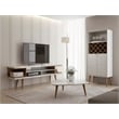 Manhattan Comfort Utopia Wood TV Stand for TVs up to 65