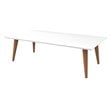 Manhattan Comfort Utopia Engineered Wood Coffee Table in White Gloss