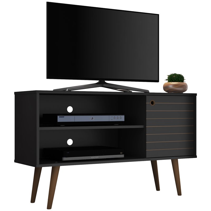 Manhattan Comfort Liberty Wood TV Stand for TVs up to 46