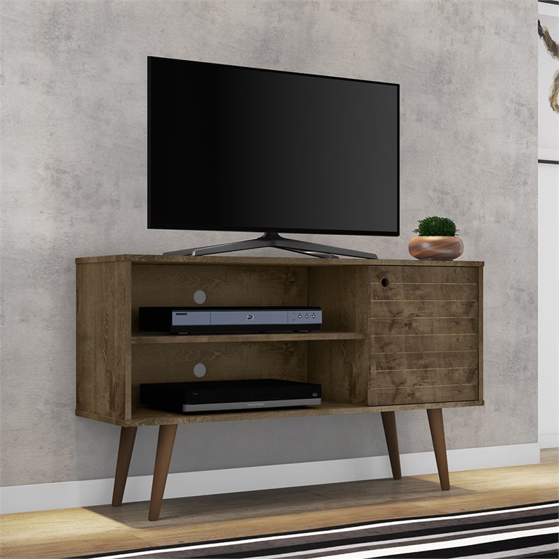 Manhattan Comfort Liberty Wood TV Stand for TVs up to 46