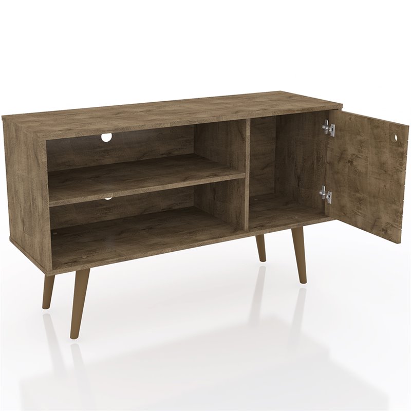 Manhattan Comfort Liberty Wood TV Stand for TVs up to 46