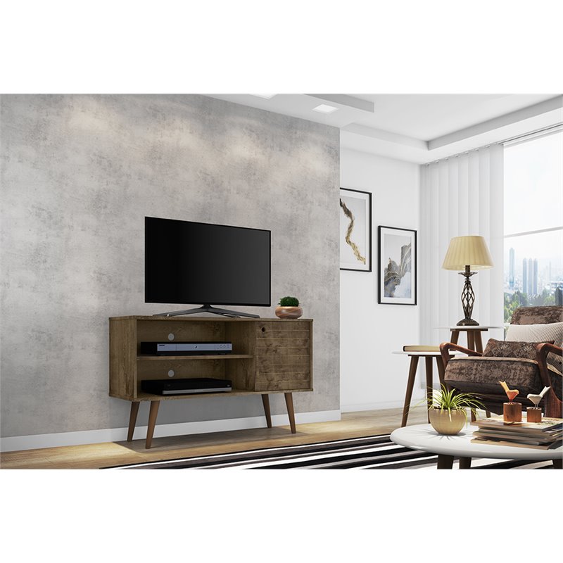 Manhattan Comfort Liberty Wood TV Stand for TVs up to 46