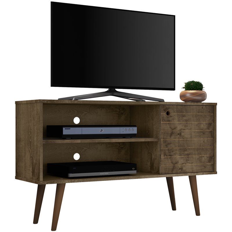 Manhattan Comfort Liberty 43" TV Stand in Rustic Brown | eBay