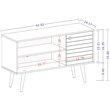 Manhattan Comfort Liberty Wood TV Stand for TVs up to 46