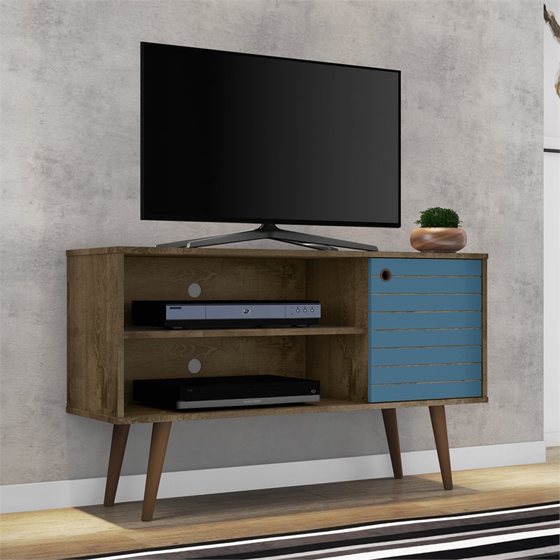 Manhattan Comfort Liberty Wood TV Stand for TVs up to 46
