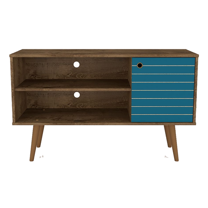 Manhattan Comfort Liberty Wood TV Stand for TVs up to 46