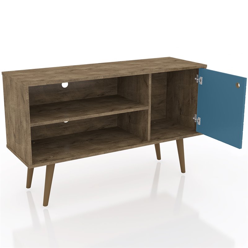 Manhattan Comfort Liberty Wood TV Stand for TVs up to 46