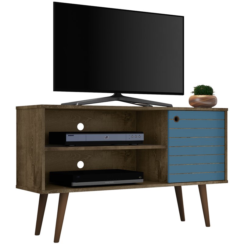 Manhattan Comfort Liberty Wood TV Stand for TVs up to 46