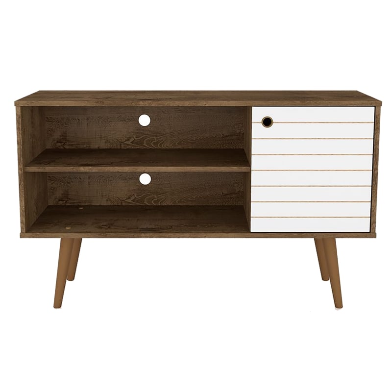 Manhattan Comfort Liberty Wood TV Stand for TVs up to 46