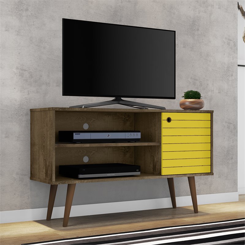 Manhattan Comfort Liberty Wood TV Stand for TVs up to 46