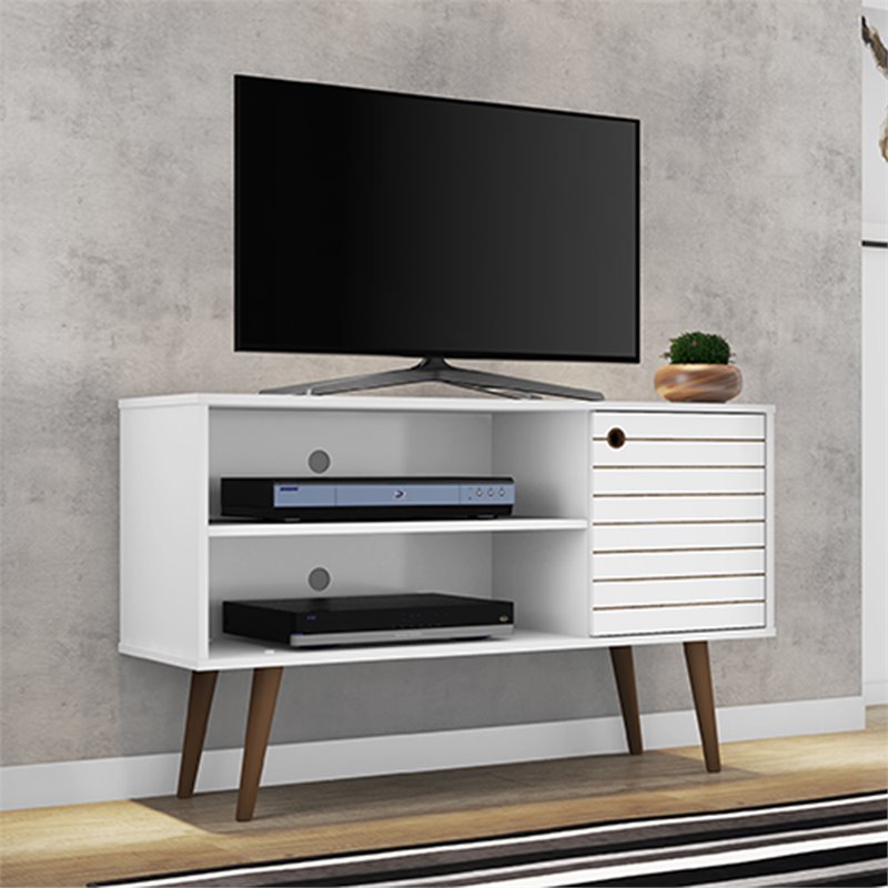 Manhattan Comfort Liberty Wood TV Stand for TVs up to 46