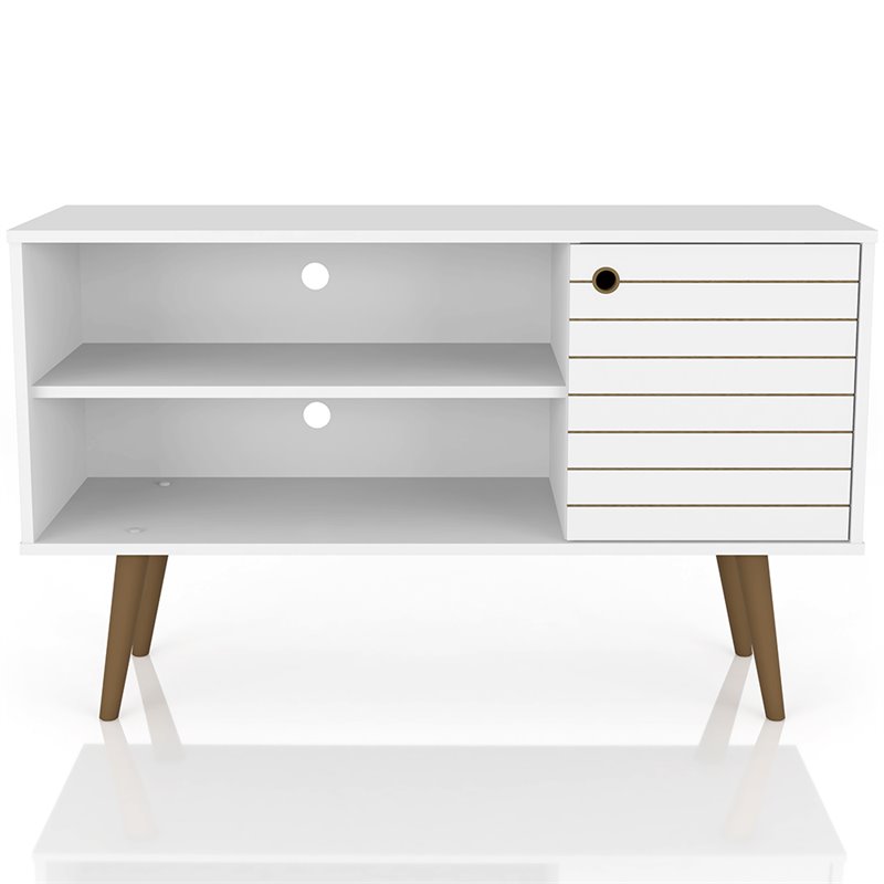 Manhattan Comfort Liberty Wood TV Stand for TVs up to 46