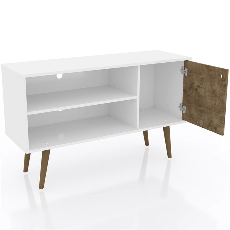 Manhattan Comfort Liberty Wood TV Stand for TVs up to 46