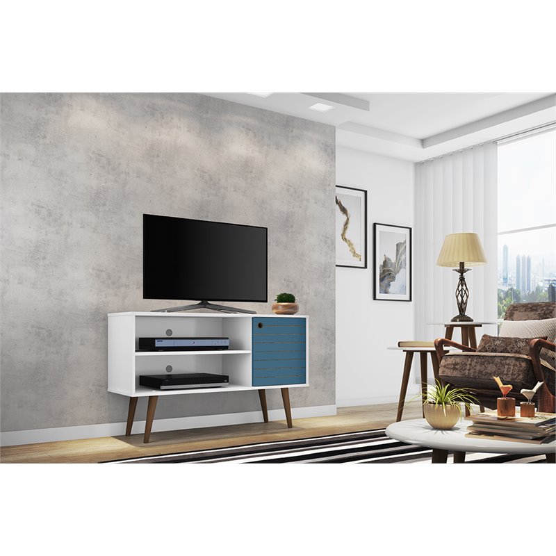 Manhattan Comfort Liberty Wood TV Stand for TVs up to 46