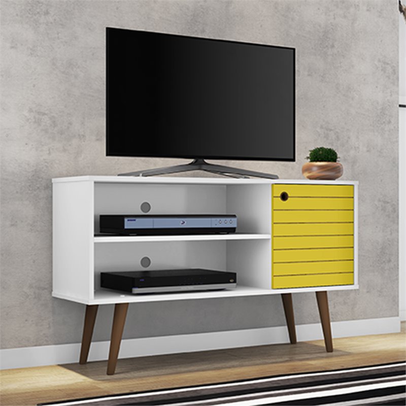 Manhattan Comfort Liberty Wood TV Stand for TVs up to 46