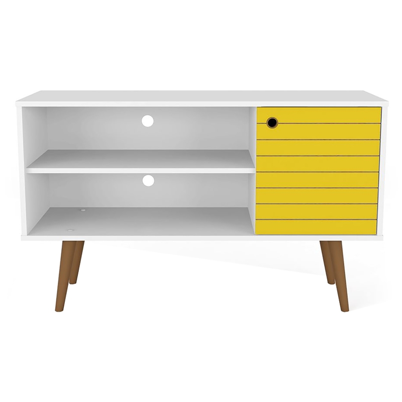 Manhattan Comfort Liberty Wood TV Stand for TVs up to 46