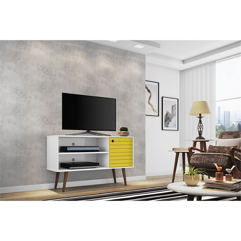 Manhattan Comfort Liberty Wood TV Stand for TVs up to 46