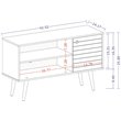 Manhattan Comfort Liberty Wood TV Stand for TVs up to 46