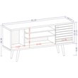 Manhattan Comfort Liberty Transitional Wood TV Stand for TVs up to 50