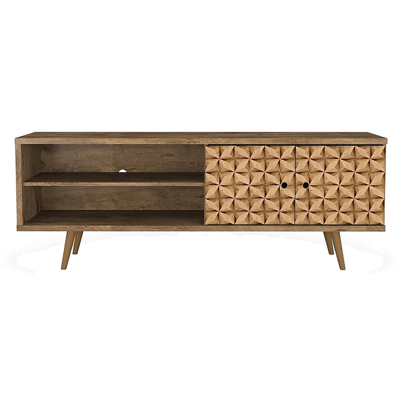 Manhattan Comfort Liberty Solid Wood TV Stand for TVs up to 60
