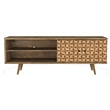 Manhattan Comfort Liberty Solid Wood TV Stand for TVs up to 60