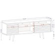 Manhattan Comfort Liberty Solid Wood TV Stand for TVs up to 65