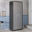 Manhattan Comfort Fortress 2-Door Metal Garage Cabinet in Gray