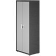 Manhattan Comfort Fortress 2-Door Metal Garage Cabinet in Gray