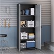 Manhattan Comfort Fortress 2-Door Metal Garage Cabinet in Gray