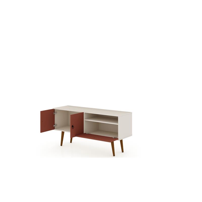 Manhattan Comfort Tribeca Wood TV Stand for TVs up to 46