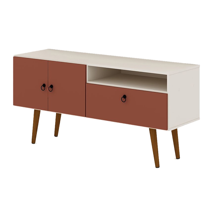 Manhattan Comfort Tribeca Wood TV Stand for TVs up to 46
