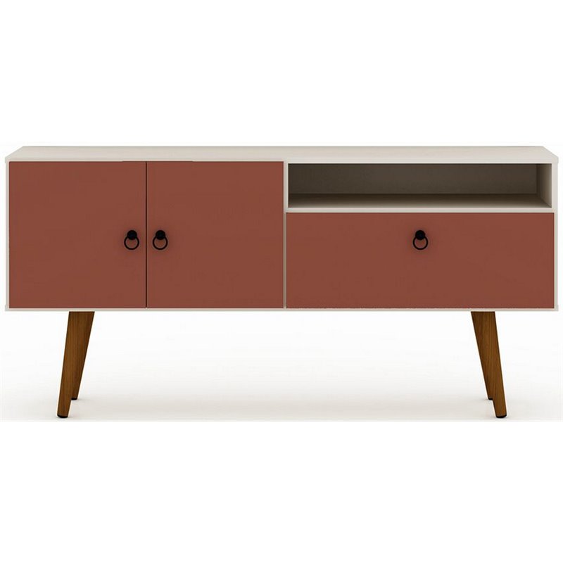 Manhattan Comfort Tribeca Wood TV Stand for TVs up to 46