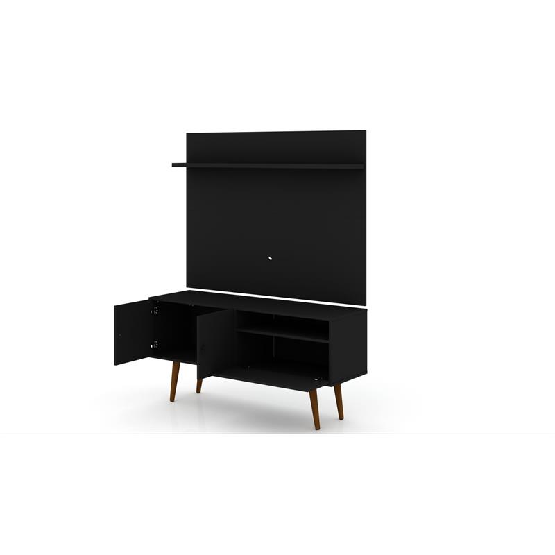 Manhattan Comfort Tribeca 2-Piece Solid Wood TV Stand for TVs up to 46