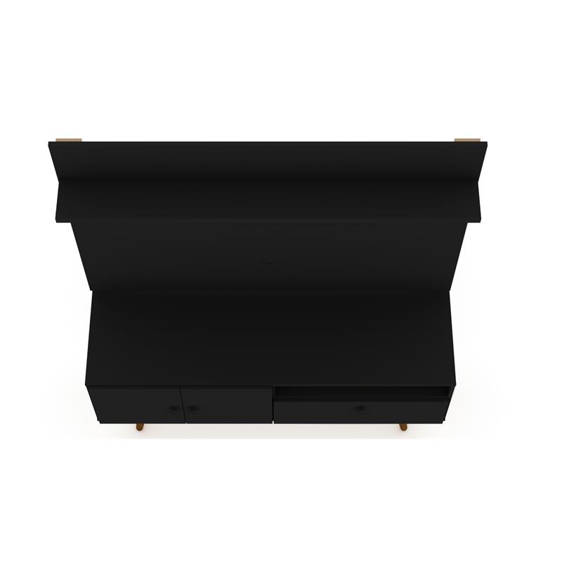 Manhattan Comfort Tribeca 2-Piece Solid Wood TV Stand for TVs up to 46